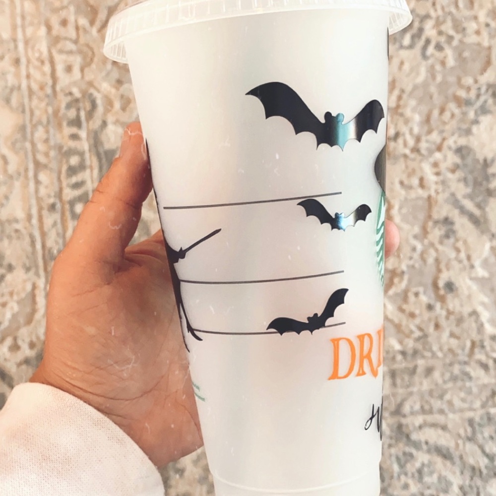 NEW custom Starbucks Halloween cup - Picture 3 of 4